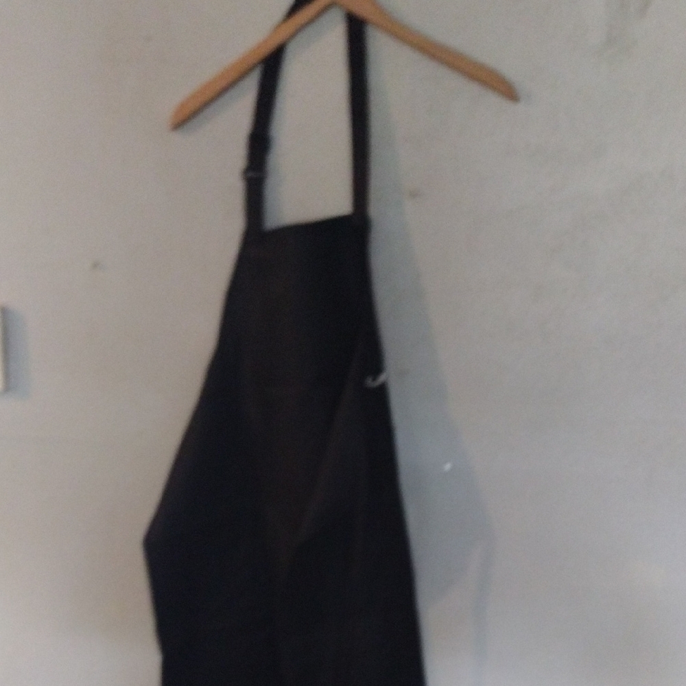 Aunt Kitchen Apron Black Graphic Novelty Cooking NWOT - Picture 3 of 3